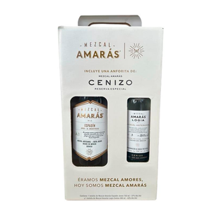 MEZCAL AMARÁS ESPADÍN 750ML +200MO CENIZO