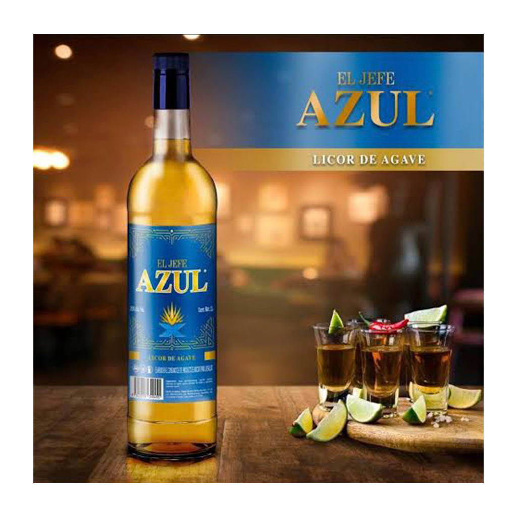 Licor De Agave Jefe Azul 1000ml Vinolesa 