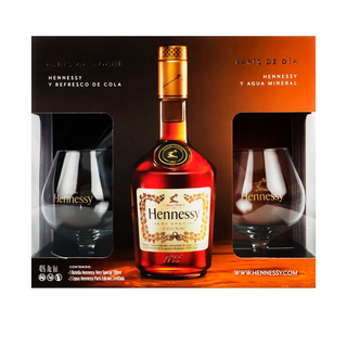 COGNAC HENNESSY VS 700ML+ COPAS