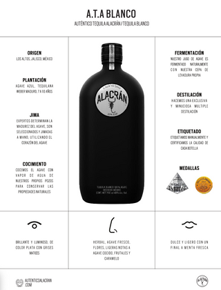 TEQUILA ALACRAN  BLANCO 750ML