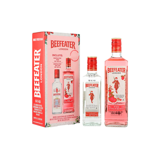 GINEBRA BEEFEATER PINK STRAWBERRY 700ML+ BEEFEATER 350ML