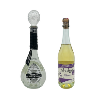 TEQUILA DON ARMANDO RESERVA CRISTALINO 750ML+V BCO DOLCE AMORE 750ML