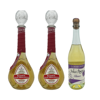 2 BOTELLAS TEQUILA DON ARMANDO REPOSADO 750ML + VB DOLCE AMORE 750ML