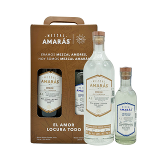 MEZCAL AMARÁS ESPADÍN 750ML + 200ML AMERICANA