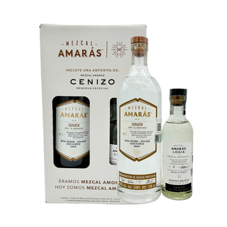 MEZCAL AMARÁS ESPADÍN 750ML +200 MZ CENIZO