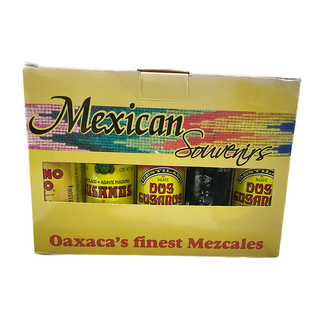 MEZCAL MINIATURAS GUSANO ROJO PAQUETE C/5