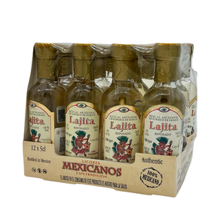 MEZCAL LAJITA REPOSADO PAQUETE  CON 12 PZAS