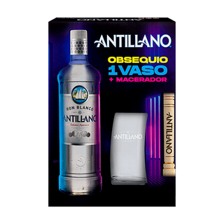 RON ANTILLANO 1000ML + VASO Y MACERADOR