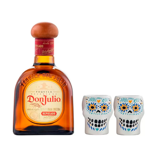 TEQUILA DON JULIO REPOSADO 700ML + CABALLITOS