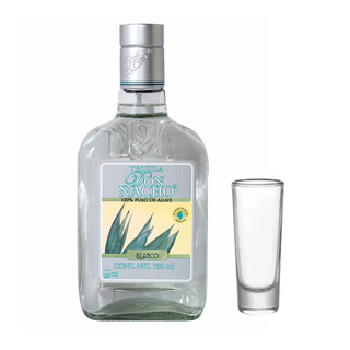 TEQUILA DON NACHO BLANCO 750ML + TEQUILERO