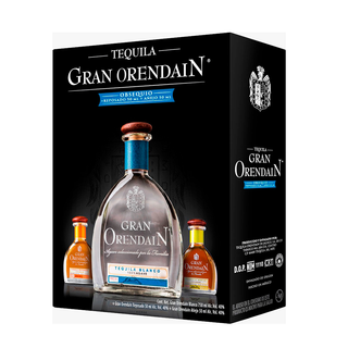 TEQUILA GRAN ORENDAIN BLANCO 750ML + MINIATURAS