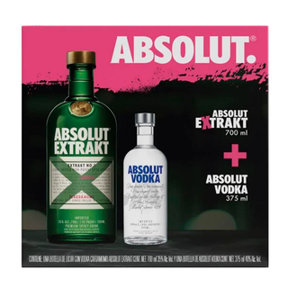 VODKA ABSOLUT EXTRAKT 700ML + ABSOLUT 375ML