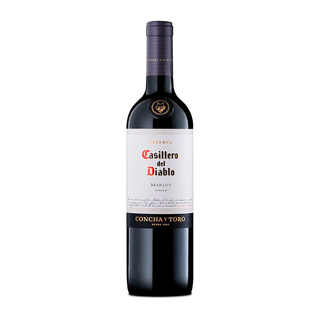 VINO TINTO CASILLERO DEL DIABLO MERLOT 750ML