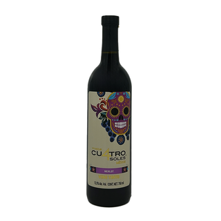 VINO TINTO CUATRO SOLES MERLOT 750ML