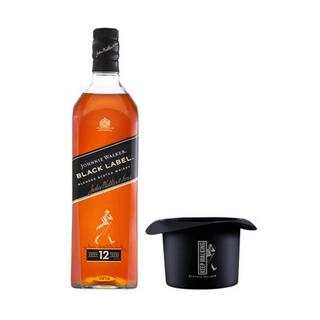 WHISKY JOHNNIE WALKER BLACK LABEL 750ML + HIELERA