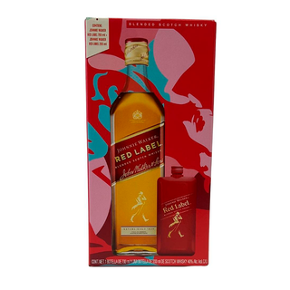 WHISKY JOHNNIE WALKER RED LABEL 700ML + PACHITA