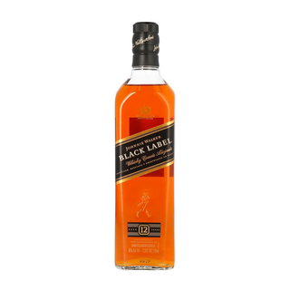 WHISKY JOHNNIE WALKER BLACK LABEL 750ML + VASOS