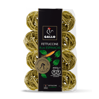 FETTUCCINE A LAS ESPINACAS GALLO 450GR