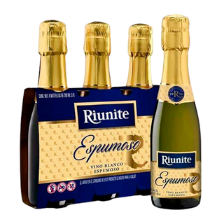 KIT 3 BOTELLAS VINO ESPUMOSO RIUNITE 200ML