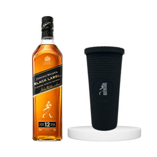 KIT WHISKY JOHNNIE WALKER BLACK LABEL 1000ML + TERMO