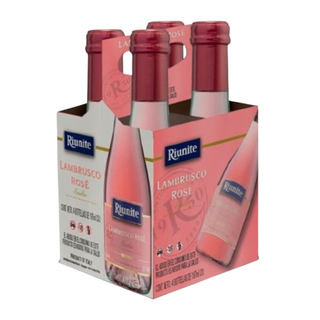 KIT 3 BOTELLAS VINO ROSADO RIUNITE ROSE 187 ML