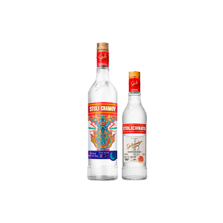 VODKA STOLICHNAYA CHAMOY 750ML+ STOLI 375ML