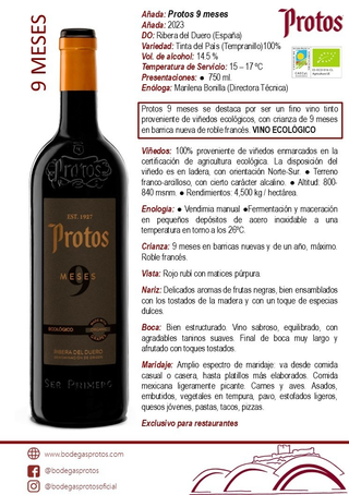 [Imagen 1] V TTO PROTOS ECOLOGICO 9 MESES 750ML