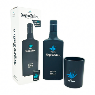 [Imagen 1] TEQUILA NEGRO ZAFIRO BCO 750ML+VASO
