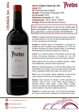 [Imagen 2] V TTO PROTOS CRIANZA 750ML C/6