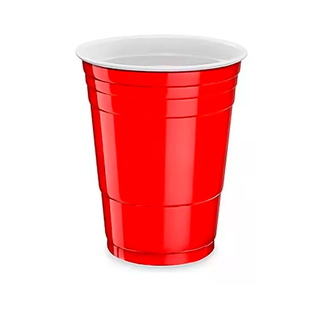 VASO DESECHABLE ROJO 5PZA